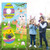 Easter Toss Game Outdoor - Funny Bunny Egg Toss Game Easter with 3 Bean Bag - Spring Easter Indoor Outdoor Games for Kids and Adults - Easter Family School Party Supplies - Easter Decorations