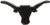MVP Accessories Texas Longhorns Premium Metal Auto Emblem -Onyx Black