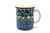 Polish Pottery Mug - Straight Sided - Huckleberry
