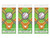 Set of 3 Unique 84" x 54" Baseball Plastic Tablecloth