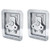 TCH Hardware 2 Pack Heavy Duty Large Recessed Butterfly Latch - Twist Catch Spring Loaded for Road Flight Case Cabinet