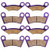 OCPTY Carbon Fiber Brake Pads Fit for 2008 2009 2010 2011 2012 2013 2014 Polaris RZR 800,2009 2010 2011 2012 2013 2014 Polaris RZR S 800 Front and Rear
