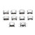 uxcell PCB USB Female Plug Connector Type-A Short Body Female PBC Mounting Assortment Set, 1 Sets (100Pcs)