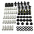 Xitomer Stainless Steel Full Sets Fairing Bolts Kits, for HONDA VTR1000 RC51 2000 2001 2002 2003 2004 2005 2006, Mounting Kits Washers/Nuts/Fastenings/Clips/Grommets, Bodywork Screws