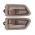 BOPART Inside Interior Door Handle for 97-01 Toyota Camry, 1997 1998 1999 2000 2001 Camry Front Rear Driver & Passenger Side Inner Door Handle Replacement (Beige/Tan)