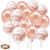 Rose Gold Confetti Latex Balloons, 80 Pack 12 inch Birthday Balloons with Ribbon for Party Wedding Bridal Shower Decorations Rose Gold Confetti Latex Balloons, 80 Pack 12 inch Birthday Balloons with Ribbon for Party Wedding Bridal Shower Decorations