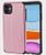 BECIKOO Case for Apple iPhone 11 Case 2019 Released iPhone 11 Case Heavy Duty Protection Brushed Texture Back Hybrid Hard PC Soft TPU Slim Fit Protective Cover for Apple iPhone 11 6.1 Inches,Rose Gold