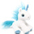 Fluffuns Unicorn Plush Toys - Cute Unicorn Stuffed Animals - Stuffed Animal Unicorns - 11 Inches (Blue/White)