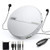 Portable CD Player, Discman CD Player with Headphones Wired Controller USB Cable, ARAFUNA Upgraded Anit-Shock Anit-Skip CD Player Portable with Compact Lightweight Design for Kids Adults Silver