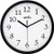 Hippih Black Wall Clock Silent Non Ticking Quality Quartz, 10 Inch Round Easy to Read For Home Office School Clock