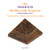 Aatm Natural Healing Gemstone Pyramid (Tiger's Eye, 1 Inches)