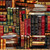 Timeless Treasures Packed Books, Yard, Multi