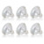 Simba Lighting Halogen MR16 50W 12V Light Bulbs (6 Pack) for Landscape, Track Lights, Fiber Optics, Desk Lamps, EXN C Spotlights with Glass Cover, GU5.3 Bi Pin Base, 2700K Warm White Dimmable
