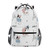 French Bulldog Paris Backpack School Bag Travel Daypack Rucksack for Students