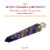 Aatm Natural Healing Gemstone Wand Tower with Seven Chakra Stones and Crystal Ball to Attract Higher Spiritual Energy (Amethyst)