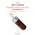 Aatm Natural Chakra Healing Gemstone Orgone Charm Pencil Pendant (Red Jasper)