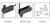 CRL Black Standard Mount Glass Door Hinges - GDH5BL