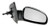 OE Replacement Chevrolet Aveo Passenger Side Mirror Outside Rear View (Partslink Number GM1321326)