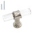 homdiy Cabinet Knobs Acrylic Knobs - HD9165SNB Cabinet Hardware Brushed Nickel Cabinet Knobs (5 Pack) Single Hole T Knobs Modern Drawer Knobs for Dresser Drawers