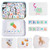 kizh Wooden Magnetic Letters and Numbers Toys, Flash Cards Set Fridge Magnets ABC Alphabet Spelling Counting Game Learning Uppercase Lowercase Math Preschool Learning for 3 4 5 Year Old Toddler