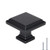 LONTAN Black Cabinet Knobs Matte Black Cabinet Knobs - Modern Black Drawer Knobs Solid Kitchen Cabinet Hardware for Cupboard, 25 Pack, Single Hole