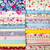 Quilting Fabric, Misscrafts Cotton Craft Fabric Bundle Squares Patchwork Pre-Cut Quilt Squares for DIY Sewing Scrapbooking Quilting Dot Pattern (25PCS 30X30cm)