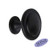 goldenwarm 10 Pack Modern Round Drawer Knobs Black Knobs for Kitchen Cabinets - LS0320BK Matte Black Kitchen Cabinet Hardware Solid Dresser Drawer Pulls 1-2/10in Diameter