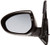 OE Replacement Mazda Mazda3 Driver Side Mirror Outside Rear View (Partslink Number MA1320162)