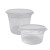 Update International SCR-6PC clear Round Storage Container, 6 quart, Plastic