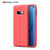 CruzerLite Galaxy S10e Case, Flexible Slim Case with Leather Texture Grip Pattern and Shock Absorption TPU Cover for Samsung Galaxy S10e (Red)