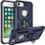 Fetrim iPhone 8 Case, iPhone 7 Case, iPhone 6S/6 Case, Dual Layer Shockproof Protective Phone Case with Rotation Ring Kickstand for Apple iPhone 6/6S/7/8 Navy Blue