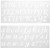 Darice 121724 Calligraphy Font Upper and Lower Case Alphabet Stencil, 2-Inch