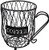 PeiSean Coffee Pod Holder,Large Capacity Coffee Storage Carousel Holder Organizer, K Cup Storage Basket