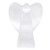 rockcloud Natural Selenite Healing Crystal Gemstone Carved Pocket Crystal Guardian Angel Figurines, 2 inches