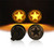 Front Turn Signal Smoked LED Amber Indicators Blinkers for 2007-2018 Jeep Wrangler JK & JKU Unlimited