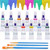 Metallic Acrylic Paint Set, Shynek 12 Colors Acrylic Metallic Paint with Paint Brushes Set and Paint Palette for Canvas Painting Crafting Kids