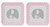 8-Count Square Lunch Paper Plates, Little Peanut Girl (2 pack)