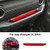 RT-TCZ Red JL Interior Co-Pilot Handle Decorate Cover Trim for 2018-2020 Jeep Wrangler JL JLU