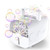 Bubble Machine, Theefun Automatic Portable Bubble Maker for Kids, 800 Bubbles Per Minute,Plug-in or Batteries Powered Bubble Blower for Outdoors, Party, Wedding, Birthday