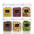 Airtight Food Storage Containers, Vtopmart 6 Pieces Small BPA Free Plastic Cereal Containers with Easy Lock Lids,for Kitchen Pantry Organization and Storage,Include 24 Labels