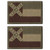 WZT Bundle 2 Pieces Mississippi State Flag Patch - Morale Multitan Patch (A)