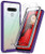 LG Stylo 6 Case, LG Stylo 6 Phone Case with Tempered Glass Screen Protector [2 Pack], LeYi Full-Body Shockproof Rugged Hybrid Bumper Heavy Duty Clear Protective Phone Cover Case for LG Stylo 6, Purple