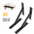 Triangle Shelf Brackets 12  Wall Mounted Shelving Brackets Corner Supports Floating Wall Hanging Brace  2 Pack  Black