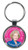 Ata-Boy Golden Girls Rose 1.5" Fob Keychain for Keys, Backpack Pulls and More