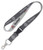 NCAA The Ohio State University Buckeyes Premium Lanyard Key Chain, Charcoal Edition