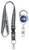 WinCraft Bundle 2 Items: Montana State Bobcats 1 Premium Lanyard, Charcoal Edition and 1 Premium Badge Reel