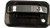 Dorman 80201 Front Driver Side Exterior Door Handle for Select Ford Models, Black and Chrome