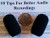 Compete Audio LS35 replacement foam microphone windscreen (microphone cover) (2-pack) for use with Lightspeed headsets
