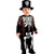 Fun World Costumes Boys Skeleton Classic Small Halloween Costume, White/Black, 24 Months-2T
