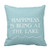 SPXUBZ Happiness at The Lake Nautical Pillow Cover Decorative Home Decor Nice Gift Square Indoor/Outdoor Pillowcase Size: 18x18 Inch(Two Sides)